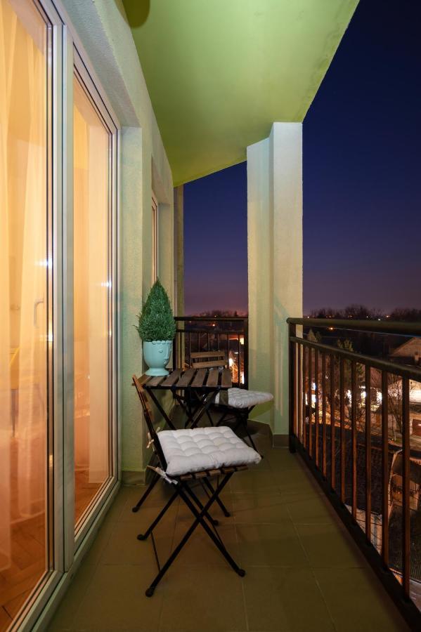 Aquarelle Apartment Subotica Buitenkant foto